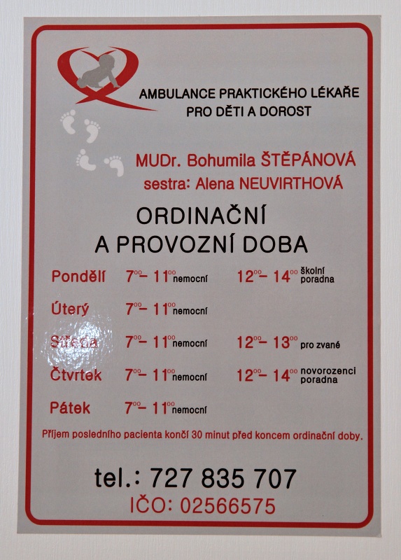 03 - ordinační hodiny